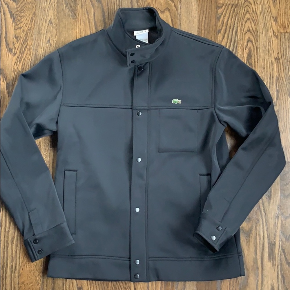 Lacoste Jacket- Black- Mens Size 4